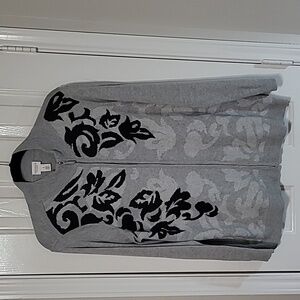 Chico's Weekends Gray Sweater Size 8